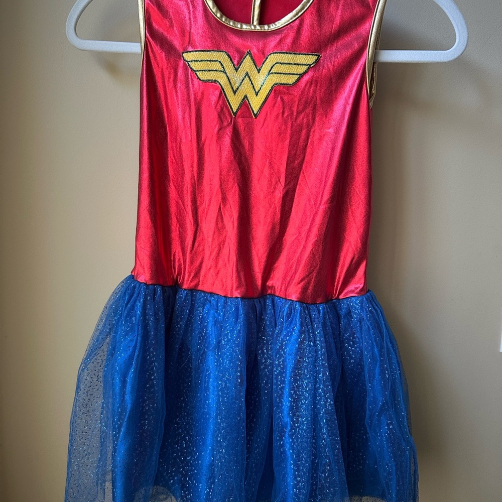 Source Unknown Superhero Costume Red and Blue